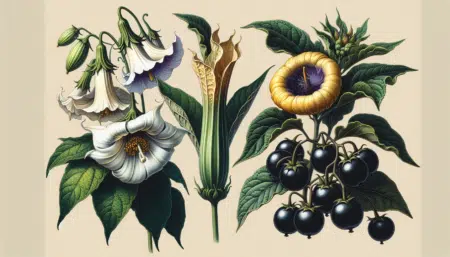 La belladone (Atropa belladonna) - histoire, présence, culture, etc.