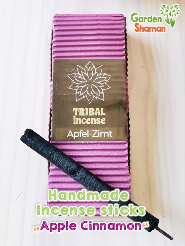 GardenShaman.eu Handmade incense sticks apple cinnamon